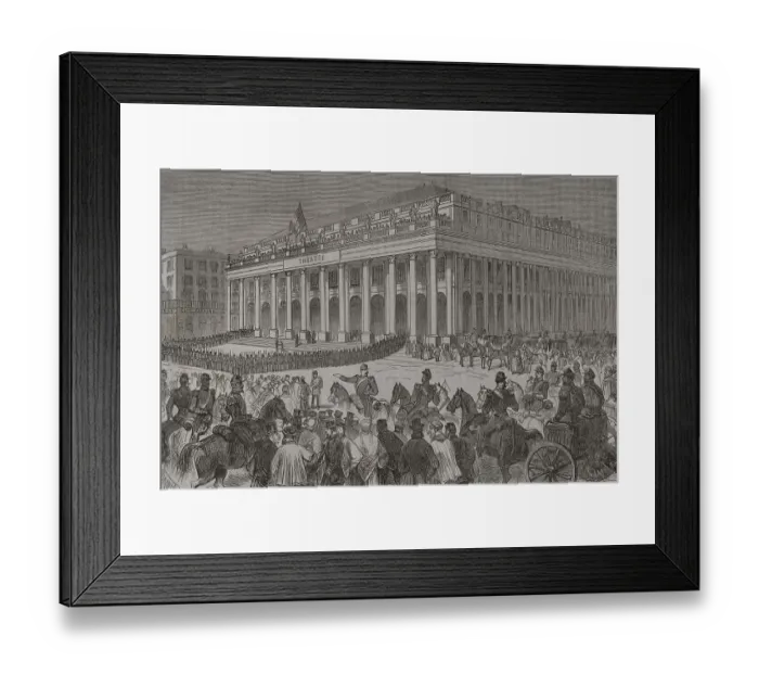 Framed Print : Franco-Prussian War (1870-1871). Exterior view Framed Print : Franco-Prussian War (1870-1871). Exterior view