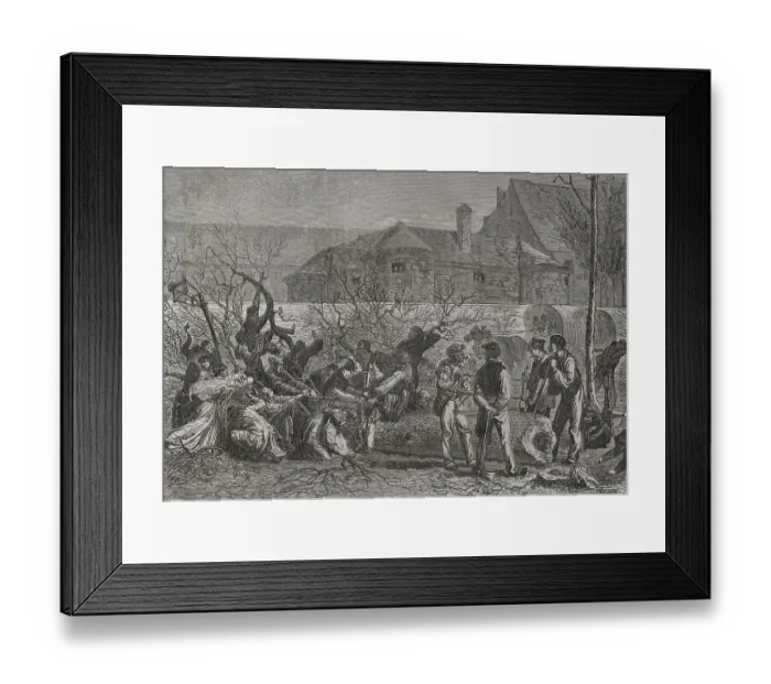 Framed Print : Franco-Prussian War (1870-1871). The besieged Framed Print : Franco-Prussian War (1870-1871). The besieged