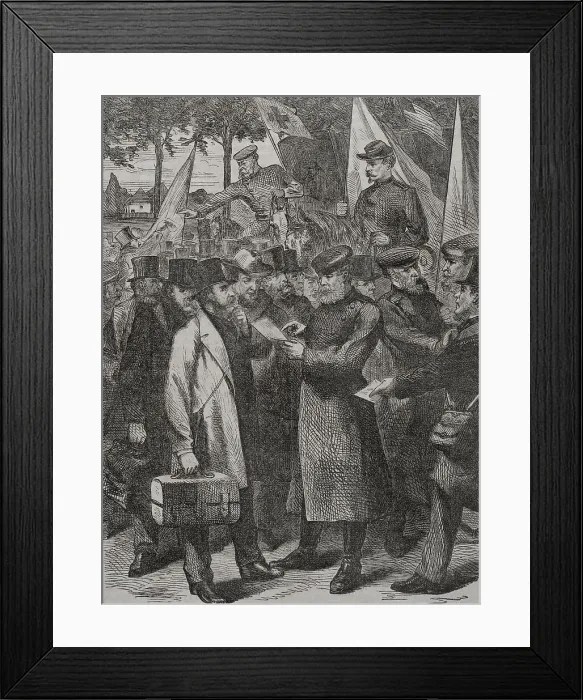 Framed Print : Franco-Prussian War (1870-1871). Siege of Paris Framed Print : Franco-Prussian War (1870-1871). Siege of Paris