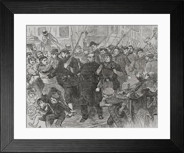Framed Print : Franco-German War (1870-1871). France. Arrest Framed Print : Franco-German War (1870-1871). France. Arrest