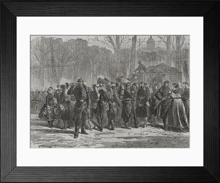 Framed Print : Franco-German War (1870-1871). France. Departure Framed Print : Franco-German War (1870-1871). France. Departure