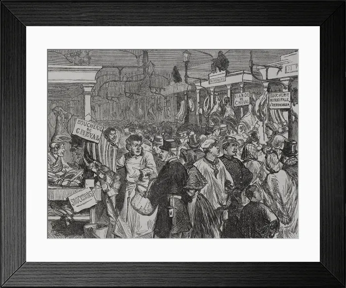 Framed Print : Franco-Prussian War (1870-1871). Siege of Paris Framed Print : Franco-Prussian War (1870-1871). Siege of Paris