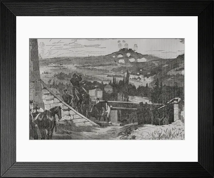 Framed Print : Franco-Prussian War (1870-1871). Siege of Paris Framed Print : Franco-Prussian War (1870-1871). Siege of Paris