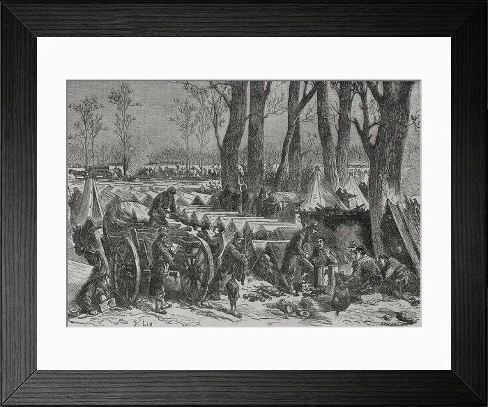 Framed Print : Franco-Prussian War (1870-1871). Siege of Paris Framed Print : Franco-Prussian War (1870-1871). Siege of Paris
