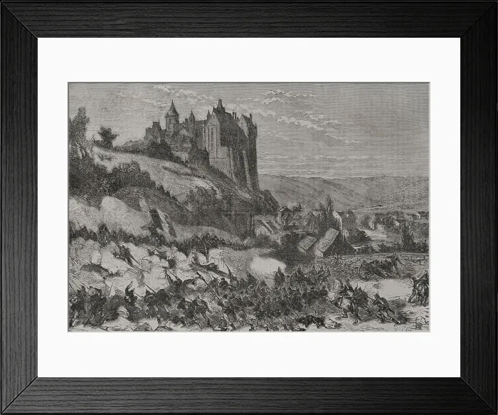 Framed Print : Franco-Prussian War (1870-1871). Battle of Chateaudun Framed Print : Franco-Prussian War (1870-1871). Battle of Chateaudun