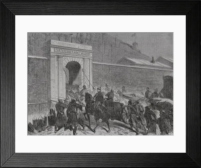 Framed Print : Franco-Prussian War (1870-1871). Siege of Paris Framed Print : Franco-Prussian War (1870-1871). Siege of Paris