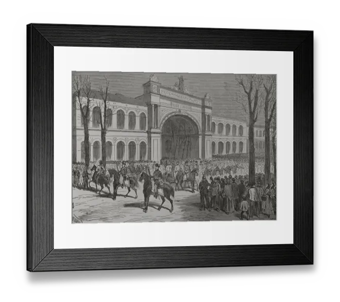Framed Print : Franco-Prussian War (1870-1871). On 1 March 1871 Framed Print : Franco-Prussian War (1870-1871). On 1 March 1871