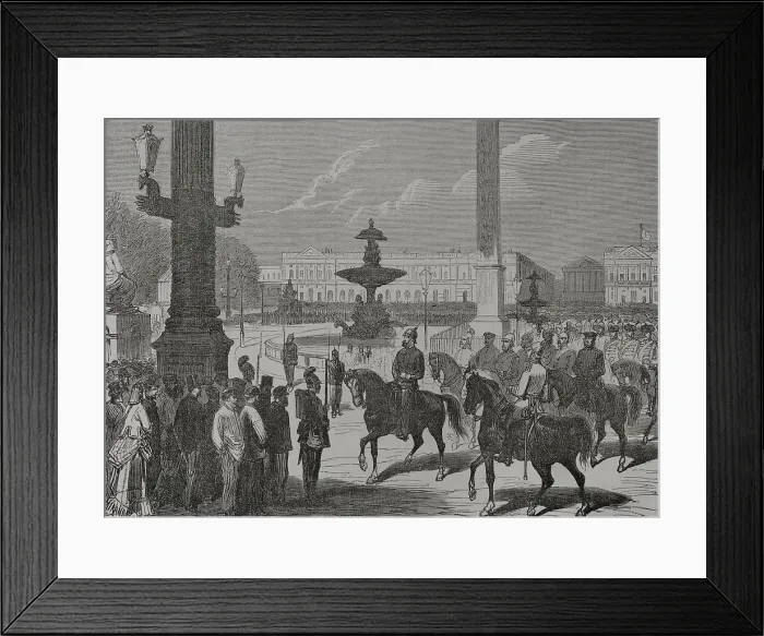 Framed Print : Franco-Prussian War (1870-1871). Siege of Paris Framed Print : Franco-Prussian War (1870-1871). Siege of Paris
