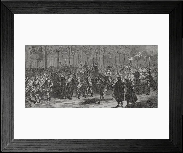 Framed Print : Franco-Prussian War (1870-1871). On 1 March 1871 Framed Print : Franco-Prussian War (1870-1871). On 1 March 1871
