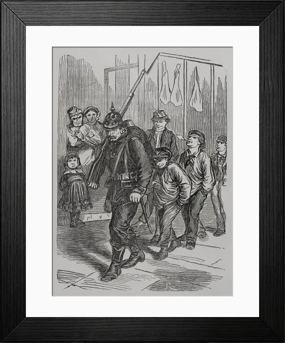 Framed Print : Franco-Prussian War (1870-1871). On 1 March 1871