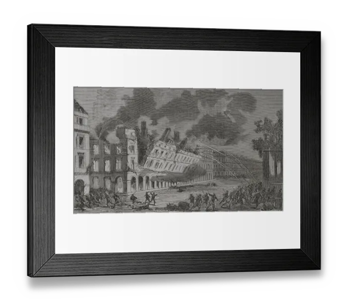 Framed Print : France. Paris Commune. Rue de Rivoli (Rivoli Street) Framed Print : France. Paris Commune. Rue de Rivoli (Rivoli Street)