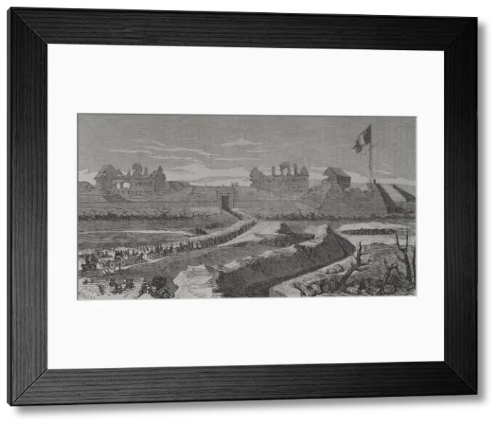 Framed Print : France. Paris Commune. Versailles troops enter Framed Print : France. Paris Commune. Versailles troops enter