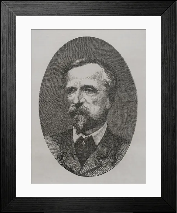 Framed Print : Henry d'Orleans (1822-1897). Duke of Aumale. French Framed Print : Henry d'Orleans (1822-1897). Duke of Aumale. French
