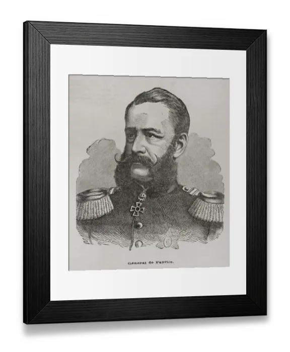 Framed Print : Alfred von Fabrice (1818-1891). Saxon cavalry Framed Print : Alfred von Fabrice (1818-1891). Saxon cavalry