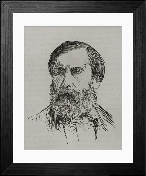 Framed Print : Charles Ferdinand Gambon (1820-1887). Notable Framed Print : Charles Ferdinand Gambon (1820-1887). Notable