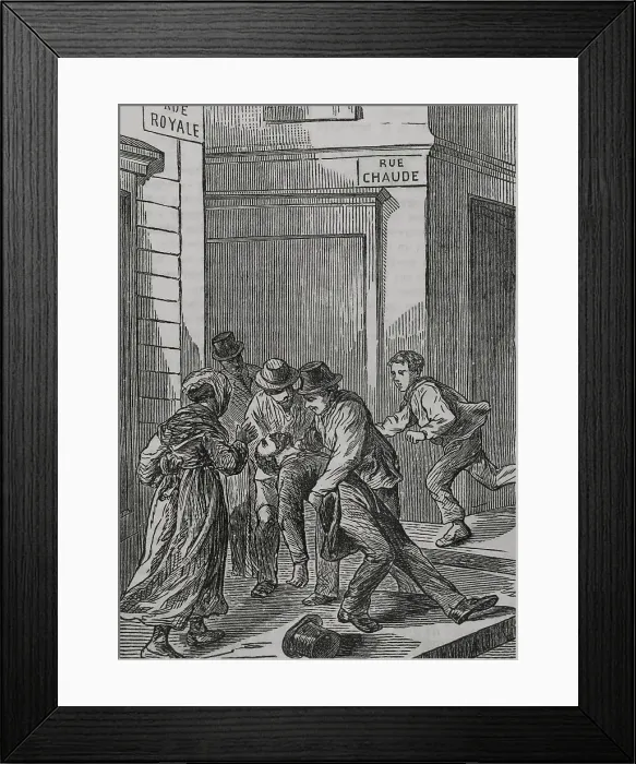Framed Print : France. Death of Paul Beurtheret, editor of Framed Print : France. Death of Paul Beurtheret, editor of