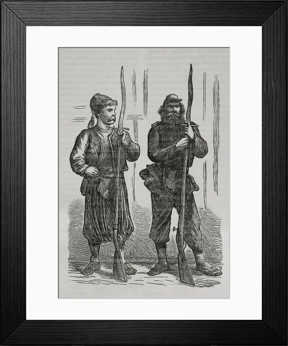 Framed Print : France. Paris Commune. Soldiers of the Commune Framed Print : France. Paris Commune. Soldiers of the Commune