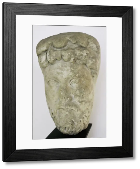 Framed Print : Head of a statue of the Roman emperor Marcus Aurelius Framed Print : Head of a statue of the Roman emperor Marcus Aurelius