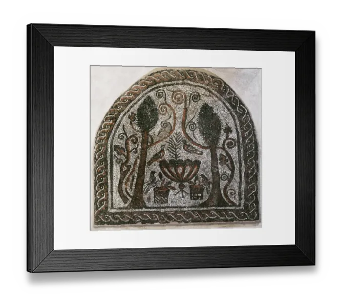 Framed Print : Floor mosaic from the Basilica of St. Sophia Framed Print : Floor mosaic from the Basilica of St. Sophia