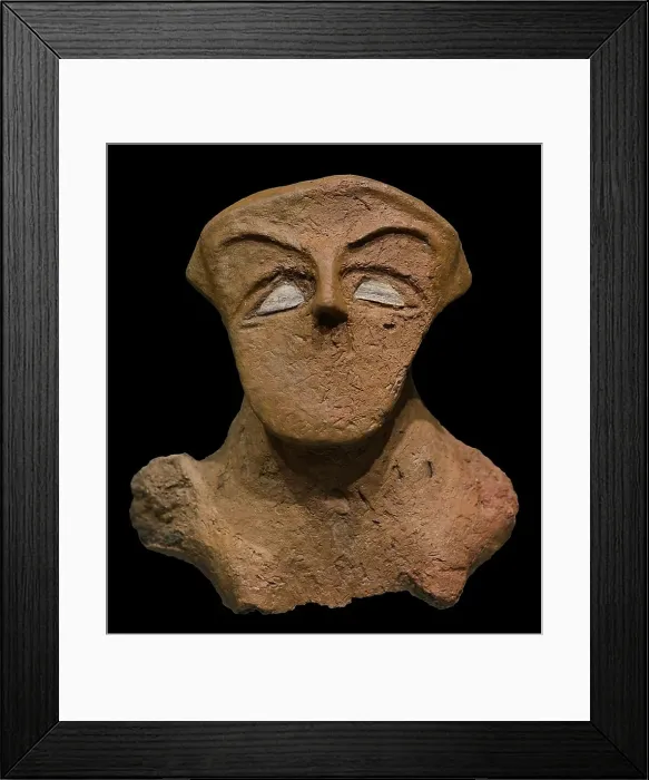 Framed Print : Neolithic. 6th millennium BC. Anthropomorphic Framed Print : Neolithic. 6th millennium BC. Anthropomorphic