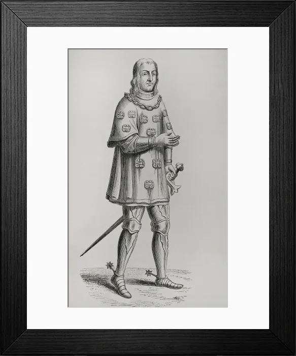 Framed Print : Louis de Mallet (1438-1516). Lord of Graville Framed Print : Louis de Mallet (1438-1516). Lord of Graville