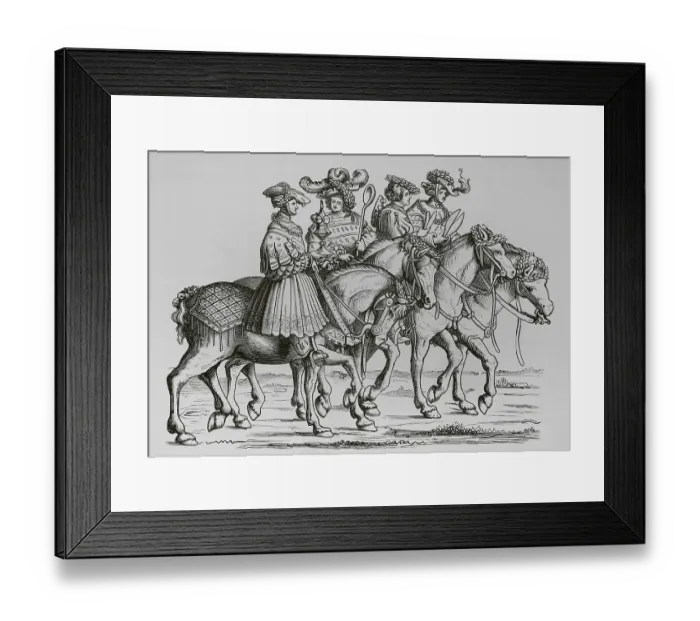 Framed Print : Holy Roman Empire. Officers of the table Framed Print : Holy Roman Empire. Officers of the table