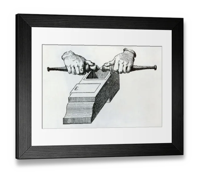 Framed Print : A Diamond Cutting Box - A Society Jeweller Framed Print : A Diamond Cutting Box - A Society Jeweller