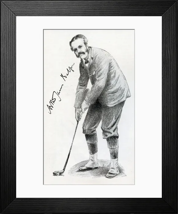 Framed Print : Arthur Balfour, M.P. playing Golf Framed Print : Arthur Balfour, M.P. playing Golf