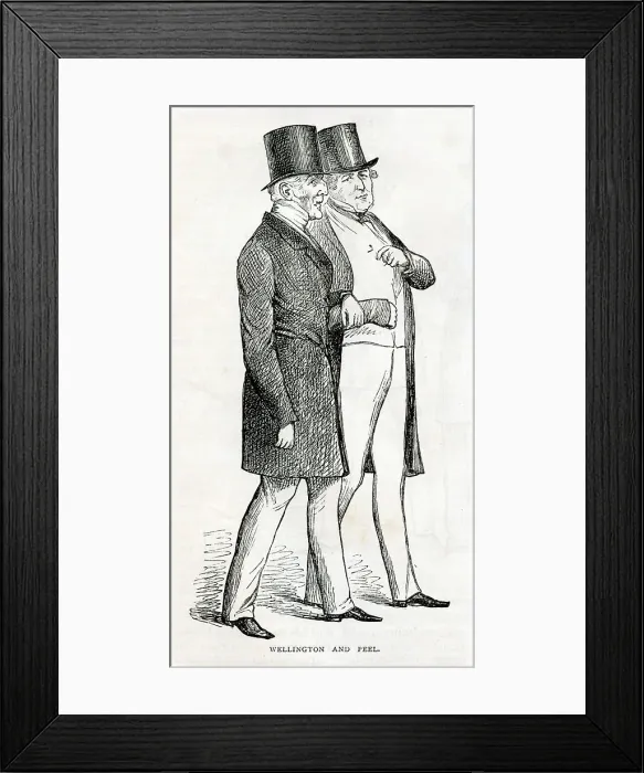 Framed Print : The Duke of Wellington and Sir Robert Peel Framed Print : The Duke of Wellington and Sir Robert Peel