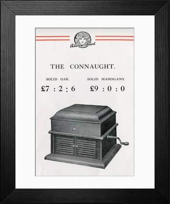 Framed Print : Beltona Connaught table-top Gramophone Framed Print : Beltona Connaught table-top Gramophone