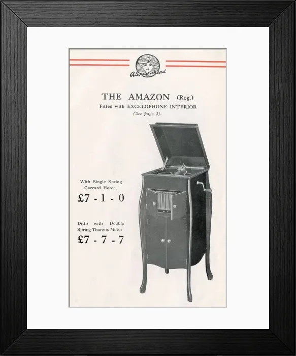 Framed Print : Beltona Gramophones catalogue Framed Print : Beltona Gramophones catalogue