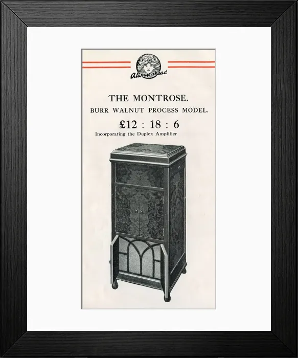 Framed Print : Beltona Gramophones catalogue Framed Print : Beltona Gramophones catalogue