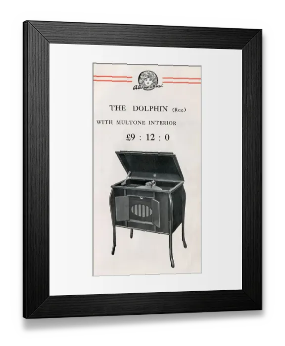 Framed Print : Beltona Gramophones catalogue Framed Print : Beltona Gramophones catalogue
