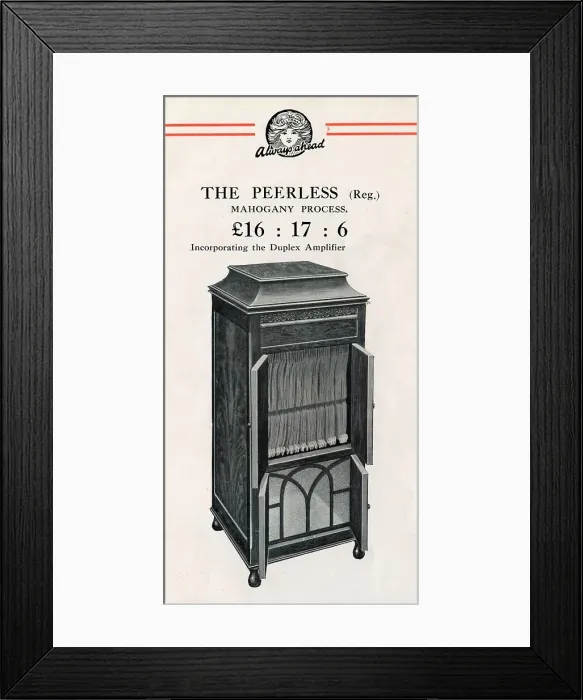 Framed Print : Beltona Gramophones catalogue Framed Print : Beltona Gramophones catalogue