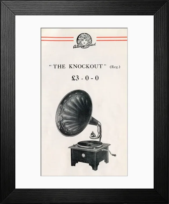 Framed Print : Beltona Knockout table-top horn Gramophone Framed Print : Beltona Knockout table-top horn Gramophone