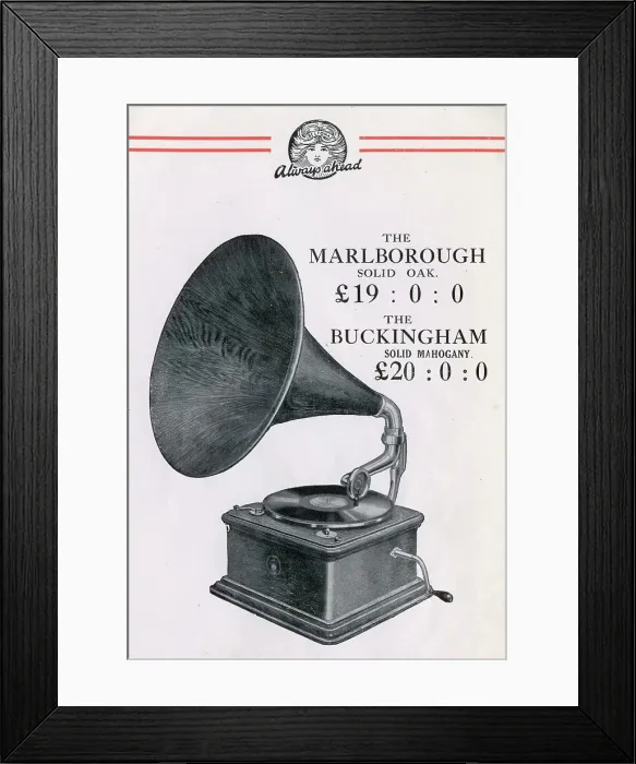 Framed Print : Beltona Marlborough, Buckingham table-top Gramophones Framed Print : Beltona Marlborough, Buckingham table-top Gramophones