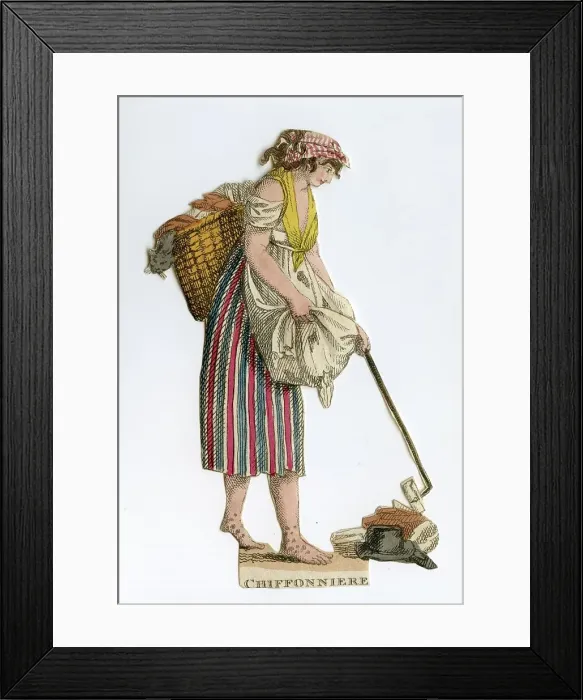 Framed Print : Chiffonniere, Rag Gatherer Framed Print : Chiffonniere, Rag Gatherer
