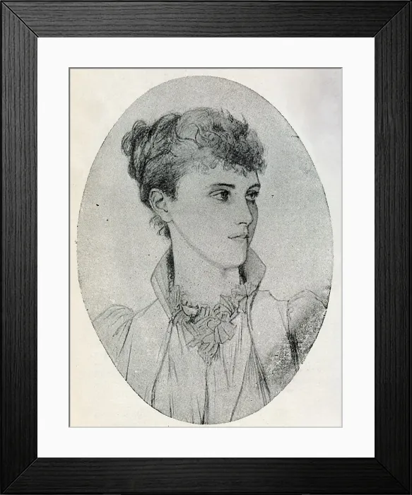 Framed Print : Her Grace the Duchess of Portland, drawn by Lady Granby Framed Print : Her Grace the Duchess of Portland, drawn by Lady Granby