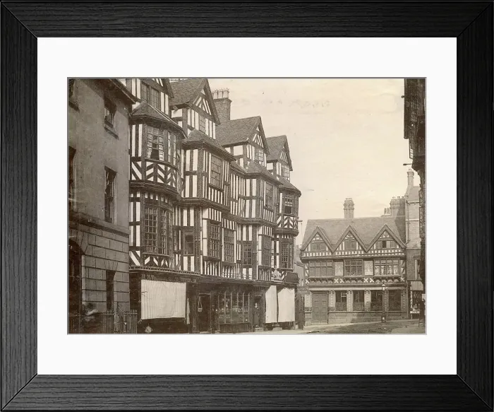 Framed Print : Ireland's Mansions, Shrewsbury - photograph Framed Print : Ireland's Mansions, Shrewsbury - photograph
