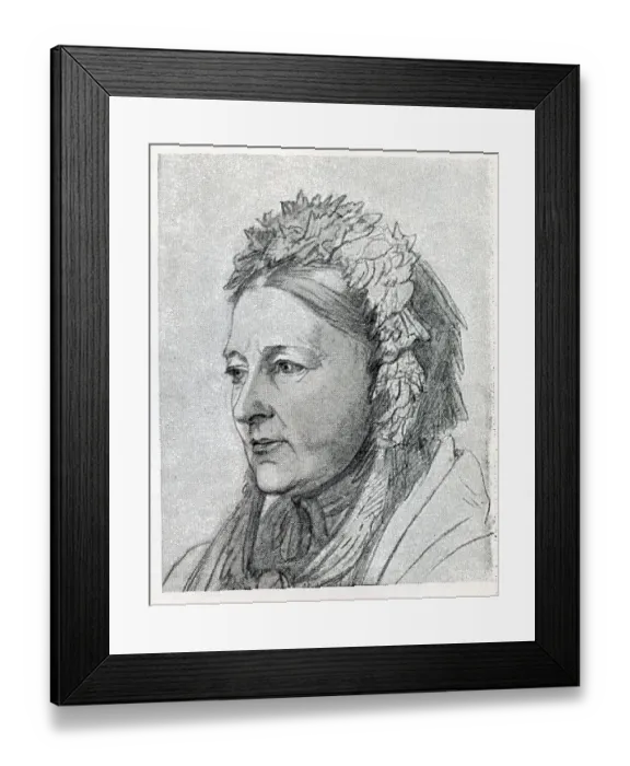 Framed Print : Lady Lindsay, drawn by Lady Granby - p.247 Framed Print : Lady Lindsay, drawn by Lady Granby - p.247