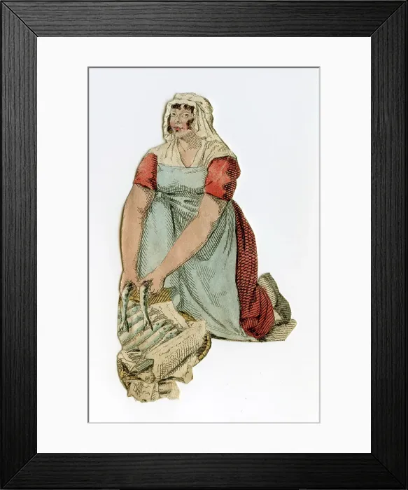 Framed Print : Maquereaux, Mackerel Fish Seller Framed Print : Maquereaux, Mackerel Fish Seller