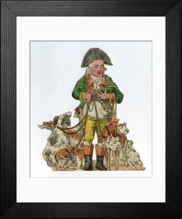 Framed Print : Marchand de Chiens, Dog Seller Framed Print : Marchand de Chiens, Dog Seller