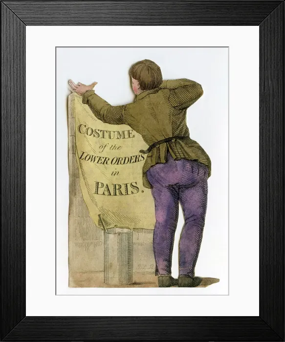 Framed Print : Costume of the Lower Orders of Paris by Thomas Lord Busby Framed Print : Costume of the Lower Orders of Paris by Thomas Lord Busby