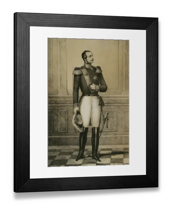 Framed Print : George V of Hanover (1819-1878). King of Hanover Framed Print : George V of Hanover (1819-1878). King of Hanover