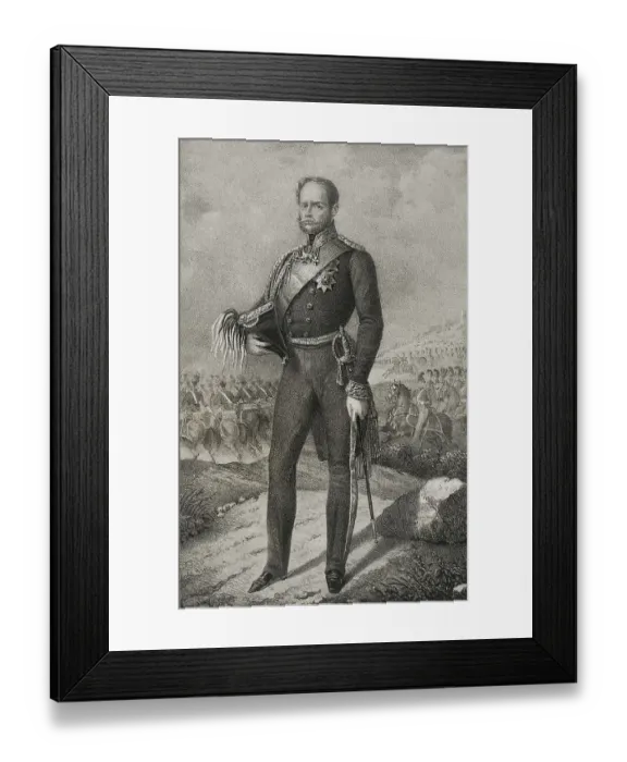 Framed Print : Frederick of Prussia (1794-1863). Prussian prince Framed Print : Frederick of Prussia (1794-1863). Prussian prince