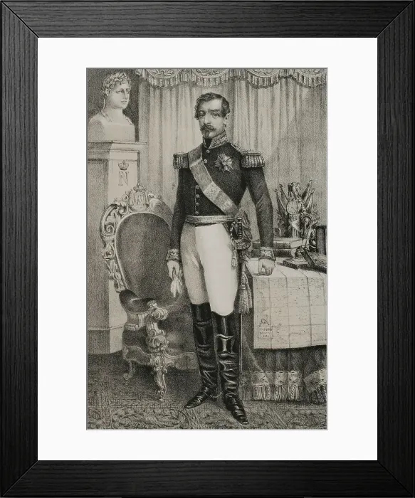 Framed Print : Napoleon III (1808-1873). Emperor of the French Framed Print : Napoleon III (1808-1873). Emperor of the French