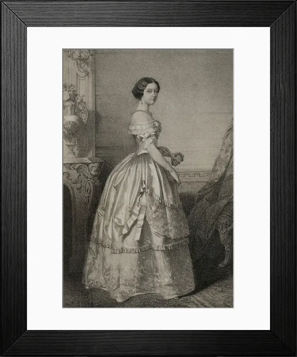 Framed Print : Adelheid-Marie of Anhalt-Dessau (1833-1916). Duchess