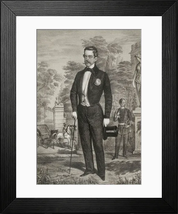 Framed Print : Victor Emmanuel II (1820-1878). Last King of Framed Print : Victor Emmanuel II (1820-1878). Last King of