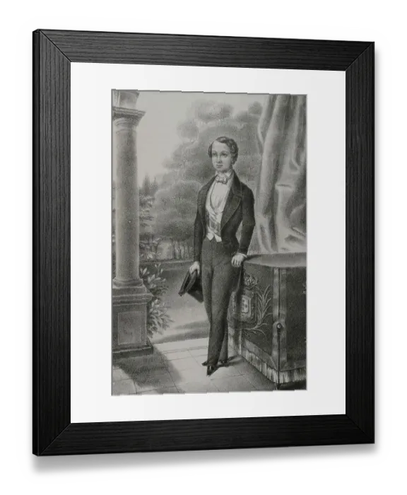 Framed Print : Pedro V of Portugal (1837-1861). King of Portugal Framed Print : Pedro V of Portugal (1837-1861). King of Portugal