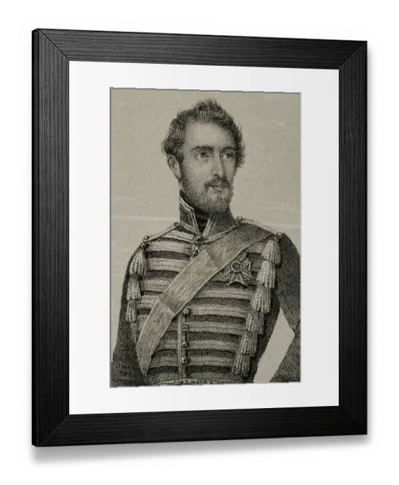Framed Print : Charles XV of Sweden (1826-1872). King of Sweden Framed Print : Charles XV of Sweden (1826-1872). King of Sweden